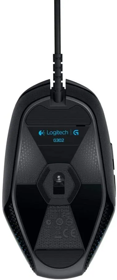 Logitech G302 Daedalus Prime MOBA Gaming Mouse with 4000 DPI, 6 Programmable Buttons for Gaming PC, Windows 7, 8, and Windows Vista