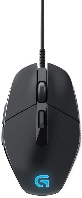 Logitech G302 Daedalus Prime MOBA Gaming Mouse with 4000 DPI, 6 Programmable Buttons for Gaming PC, Windows 7, 8, and Windows Vista