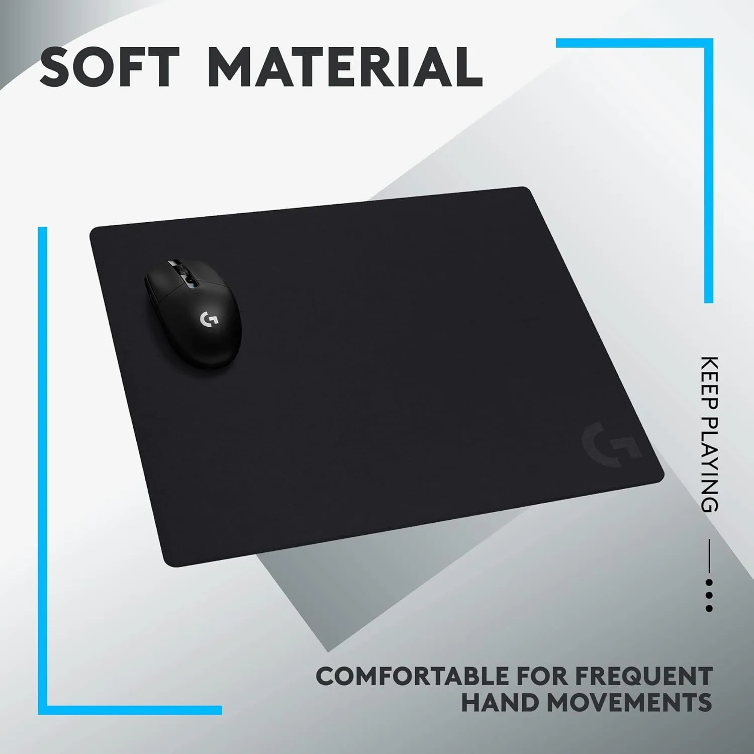 Logitech Gaming Mouse Pad with Cloth / Hard Surface Material - G740 / G640 / G440 / G240