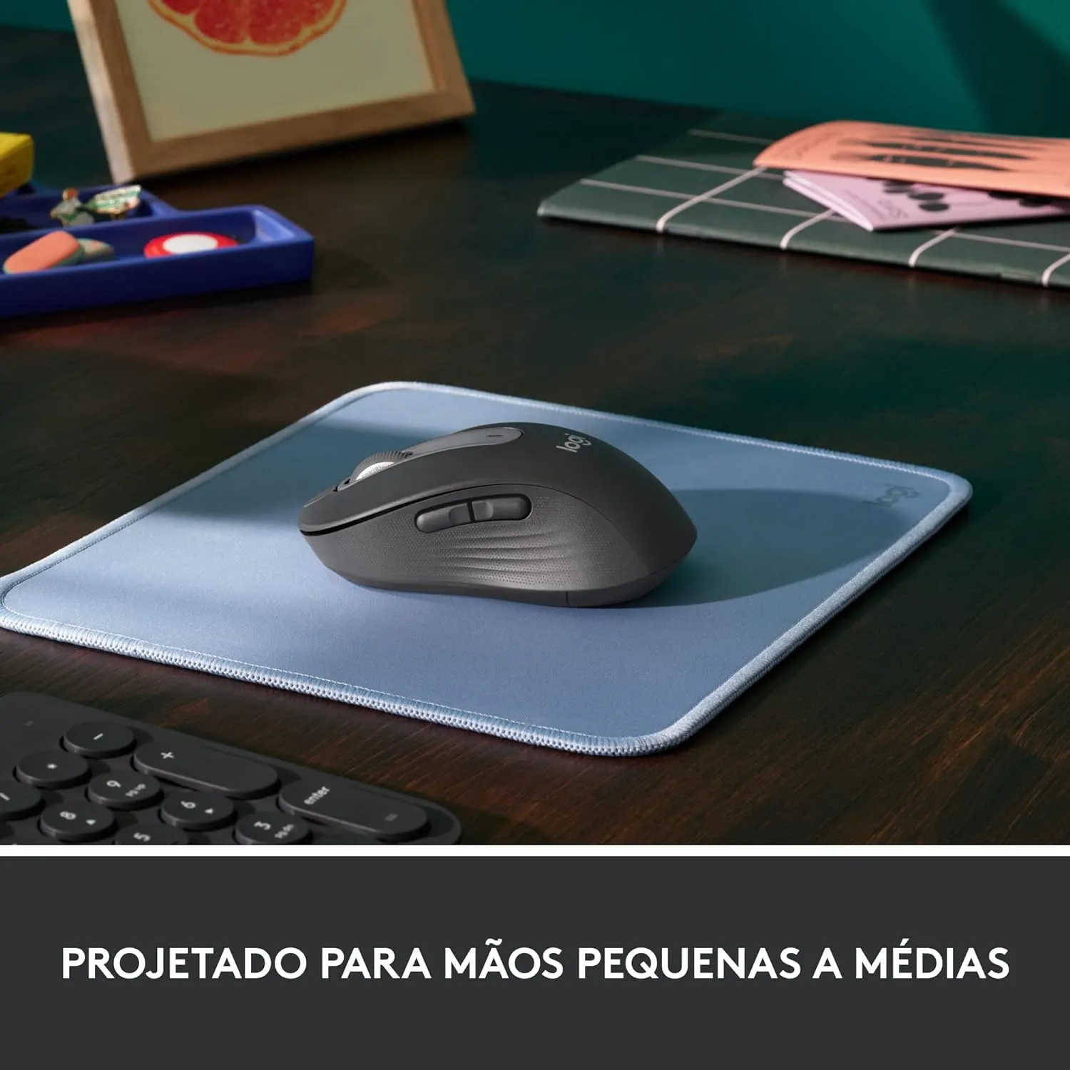 Logitech Signature M650 Silent Wireless Mouse 靜音無線滑鼠 - Graphite 石墨灰色 910-006259 原裝行貨