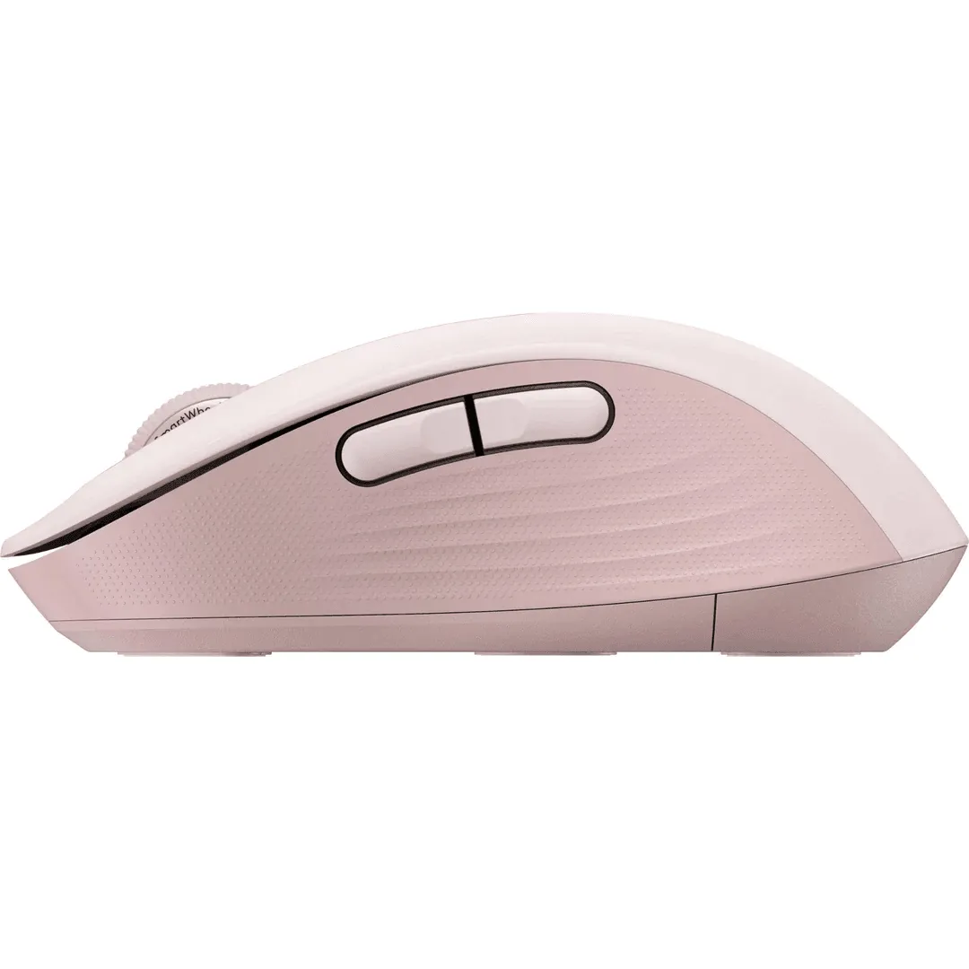 Logitech Signature M650 Wireless Mouse Ergonomic Rose Pink