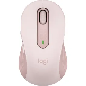 Logitech Signature M650 Wireless Mouse Ergonomic Rose Pink