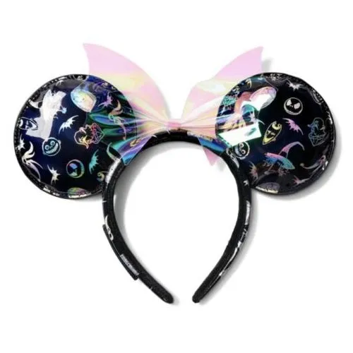 Loungefly x Disney Nightmare Before Christmas Holographic Mickey Ears Headband