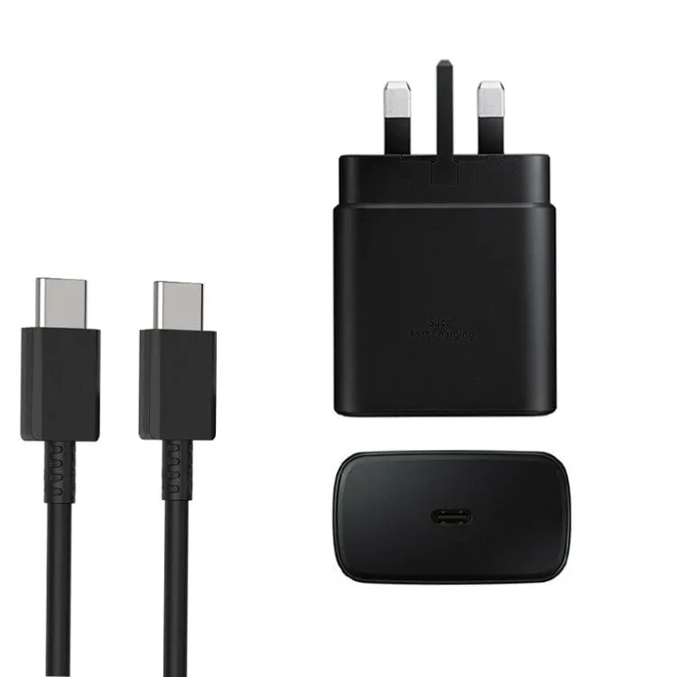 M135 45W UK Plug USB-C Fast Charger with 5A Type-C Cable for Quick Device Charging