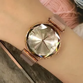 Mesh Magnetic Strap Women's Watch