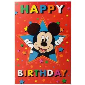 Mickey Mouse Birthday Card