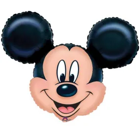 Mickey Mouse Head Foil Balloon - 69cm x 53cm