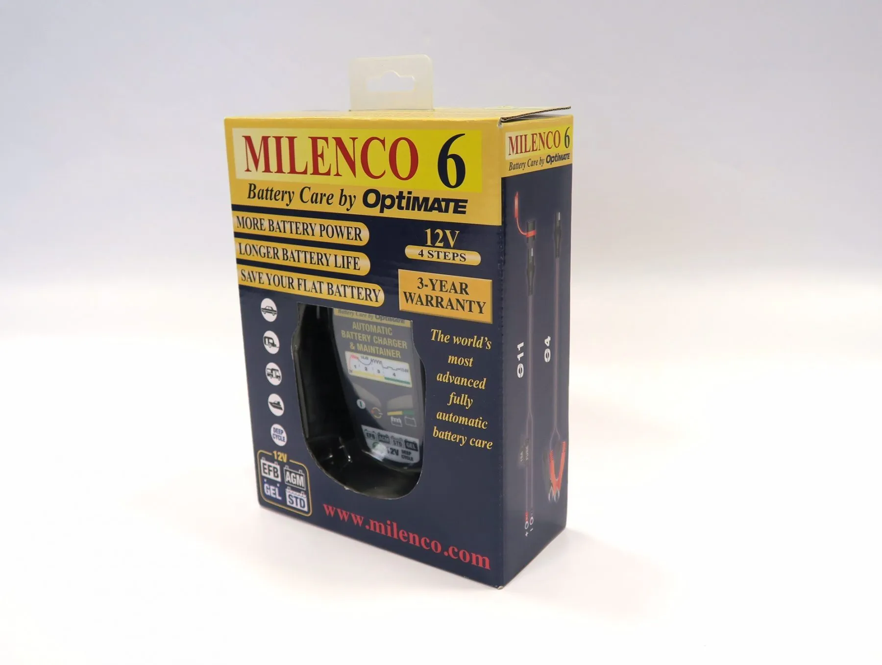 Milenco 6 By Optimate Automatic Leisure Battery Charger