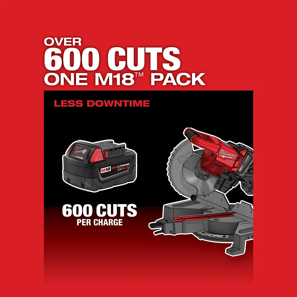 Milwaukee M18 Fuel 7-1/4". Dual Bevel Sliding Compound Miter Saw Kit