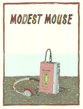 Modest Mouse Orlando 2014 Silkscreen Print by Fugscreens