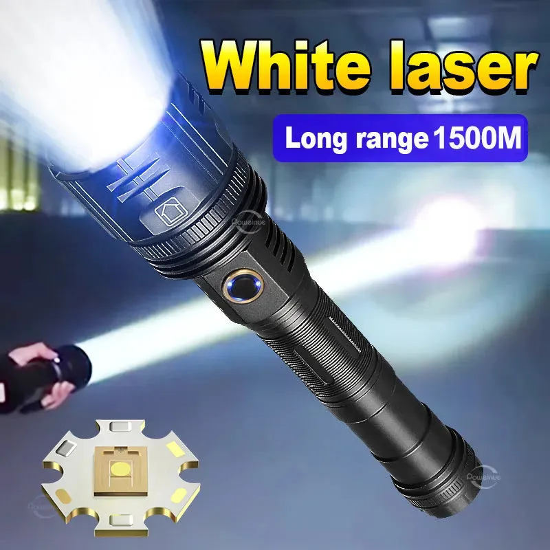 Most Powerful Flashlight Long Range Led Flashlight Ultra Strong Spotlight LED Lantern Zoom LED Torch Waterproof Hand Lamp