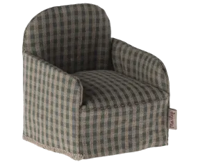 Mouse Chair | Green checker