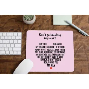 Mousepad - Don't Go Breaking My Heart