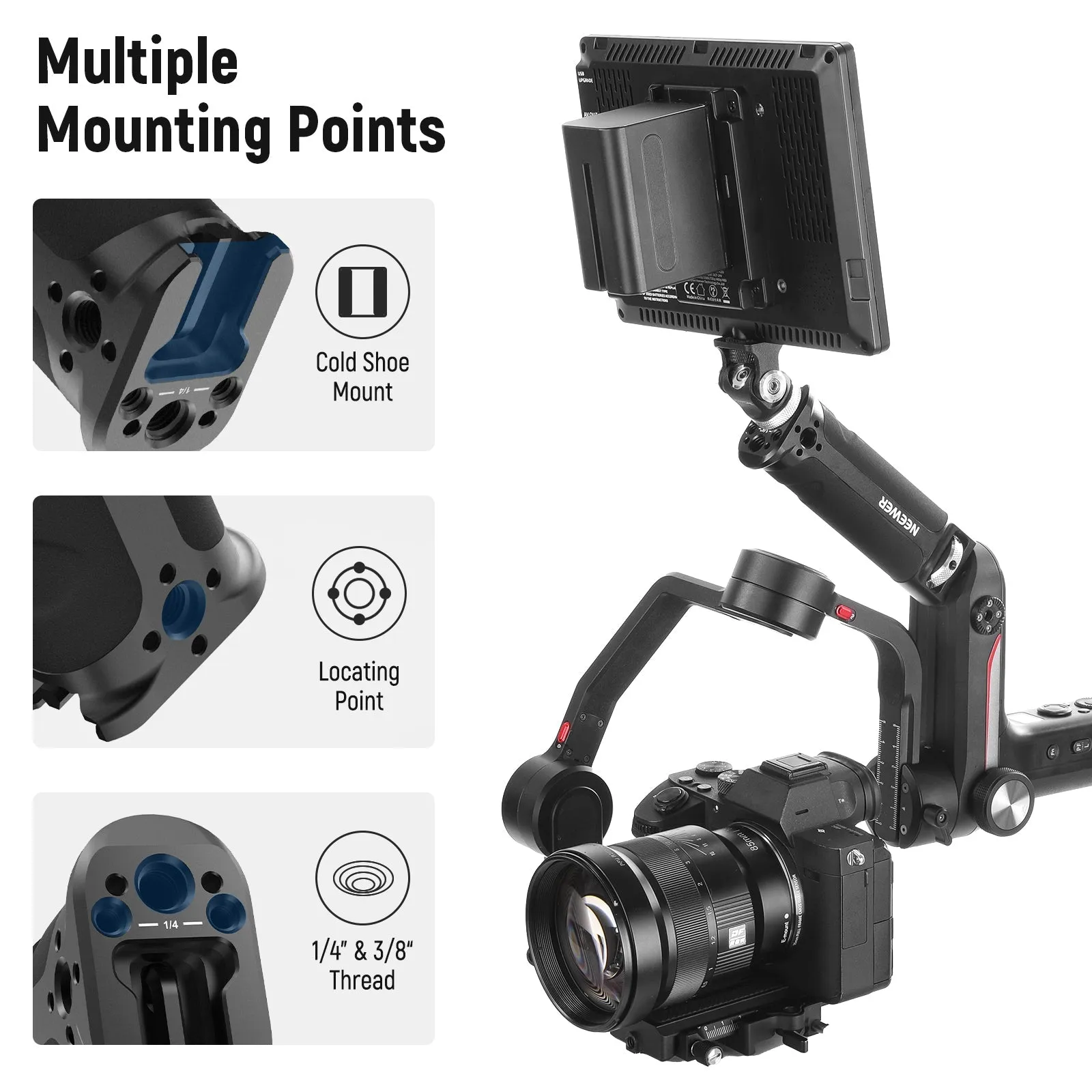 NEEWER Gimbal Handle Grip For ZHIYUN WEEBILL-S