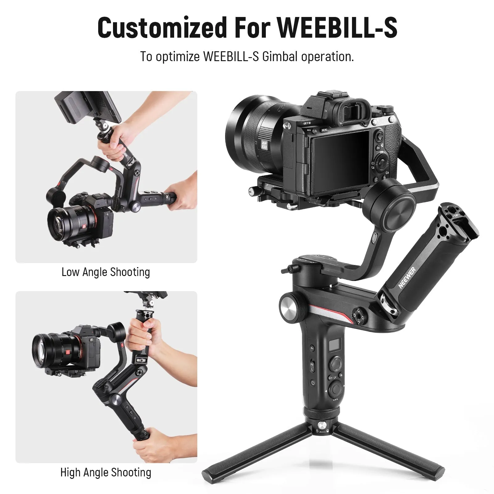 NEEWER Gimbal Handle Grip For ZHIYUN WEEBILL-S