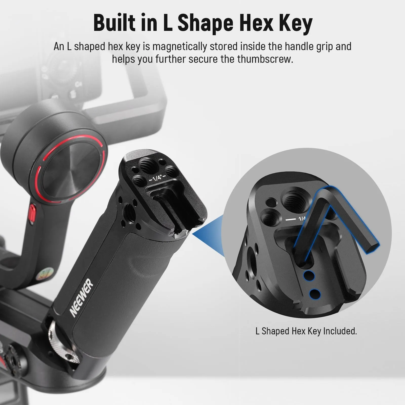 NEEWER Gimbal Handle Grip For ZHIYUN WEEBILL-S