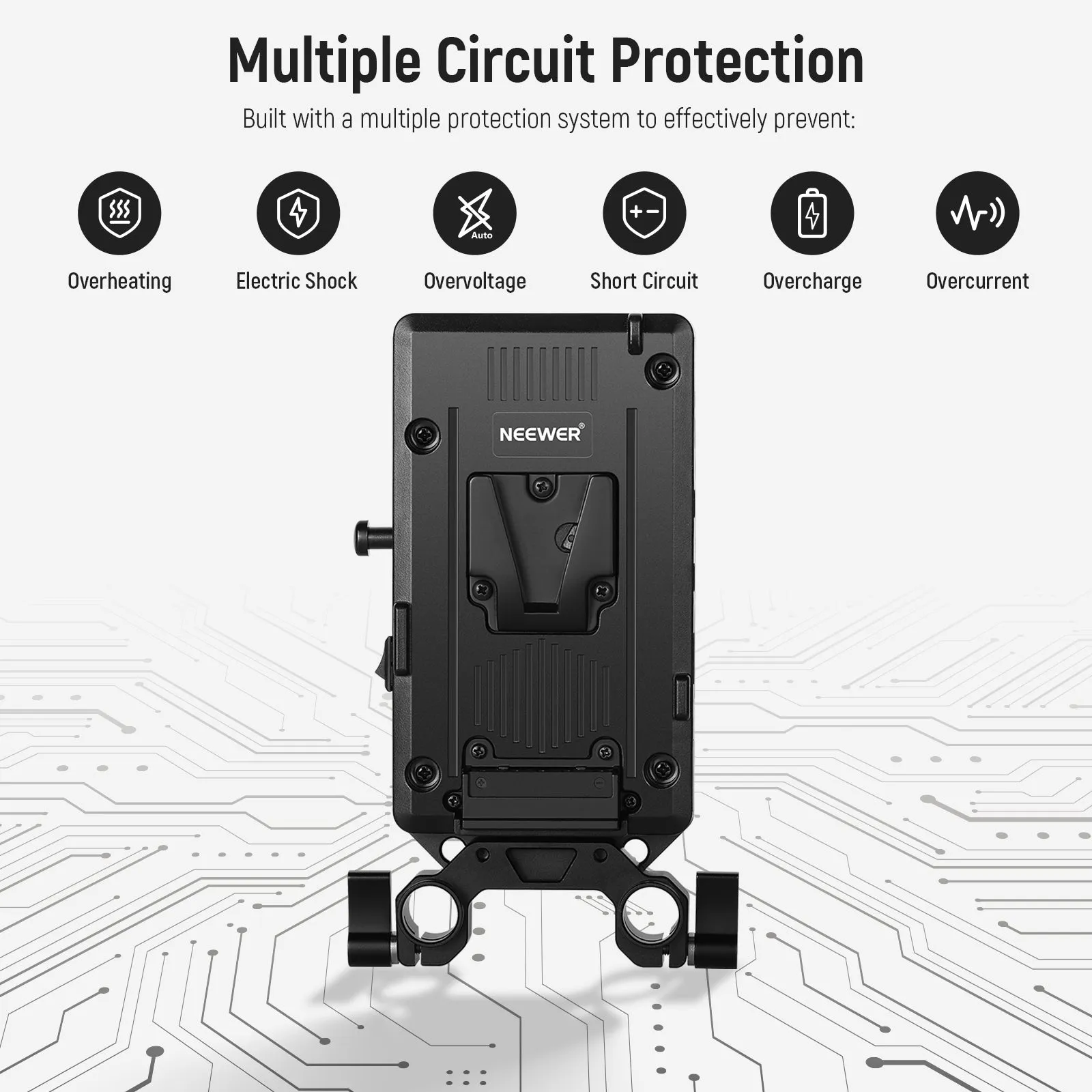 NEEWER PS002E V Mount Battery Adapter Plate