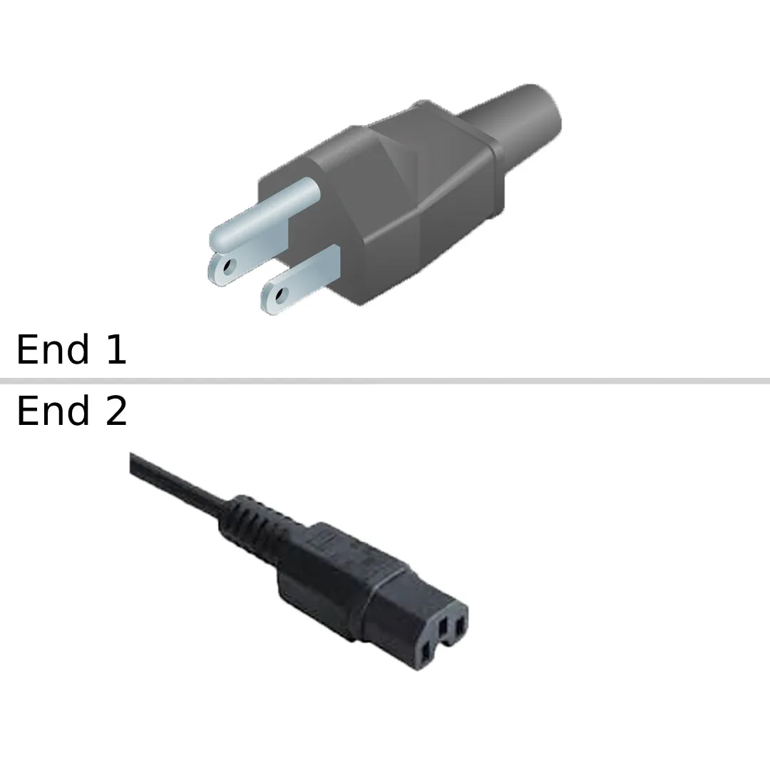 NetApp X1593A-R6 - 2.5m Power Cable with Plug NEMA 5-15P/IEC60320-C15 | Pwr Cord, Cisco MDS/Nexus US