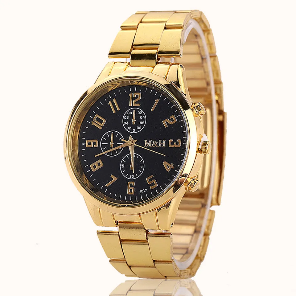 New Brand Business Alloy Wristwatch Watches Men Women Dress Brand Formal Fashion Casual Business Luxury Watch