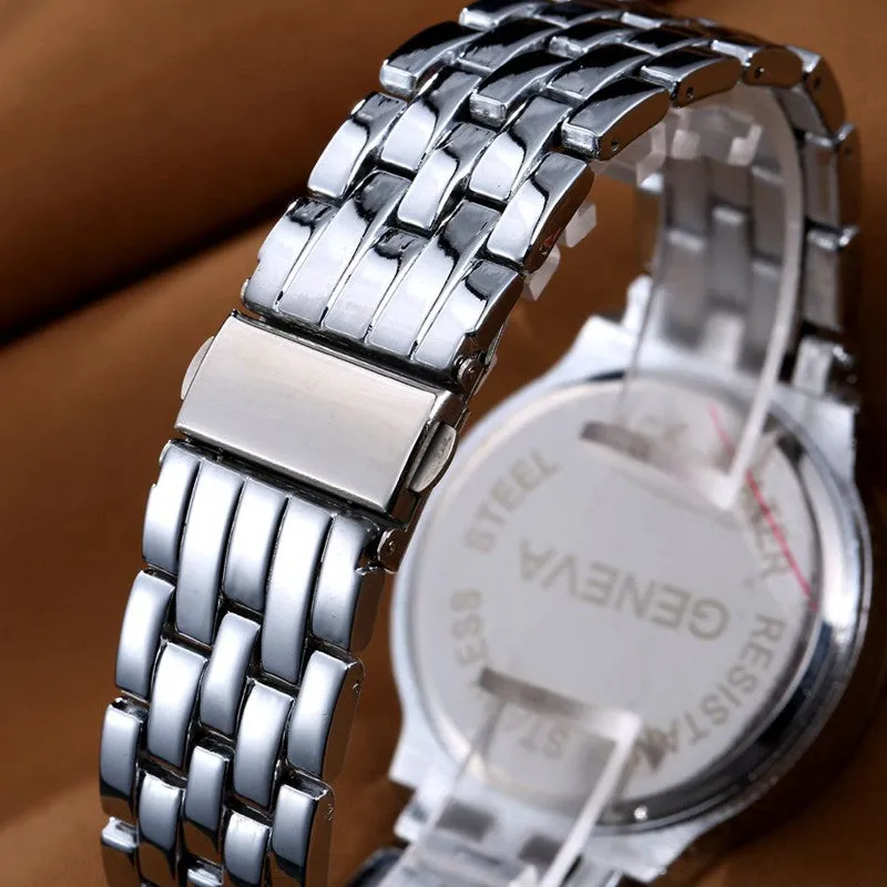 New Design Simulation Dial Watches Women Luxury Brand Quartz Wristwatch Women Men Dress Watches Electronic Style