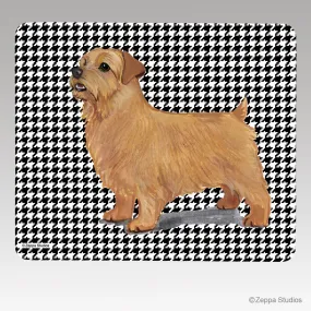 Norfolk Terrier Houndstooth Mouse Pad