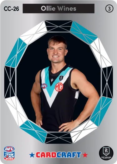 Ollie Wines, Card Craft #3, 2023 Teamcoach AFL