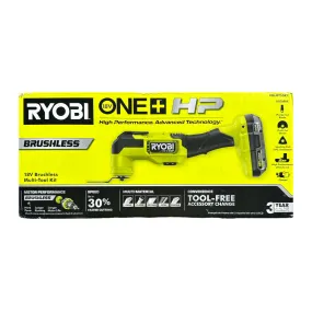 ONE  HP 18V Brushless Cordless Multi-Tool Kit with 2.0 Ah HIGH PERFORMANCE Battery and Charger