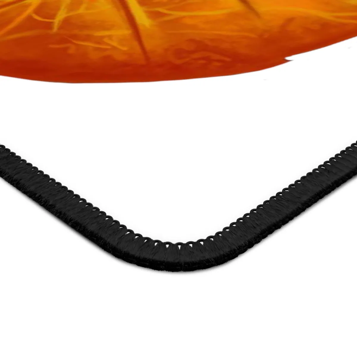 Orange Leaf Gaming Mouse Pad