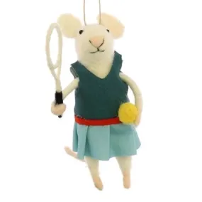 Ornament | Gal Mouse Tennis Player