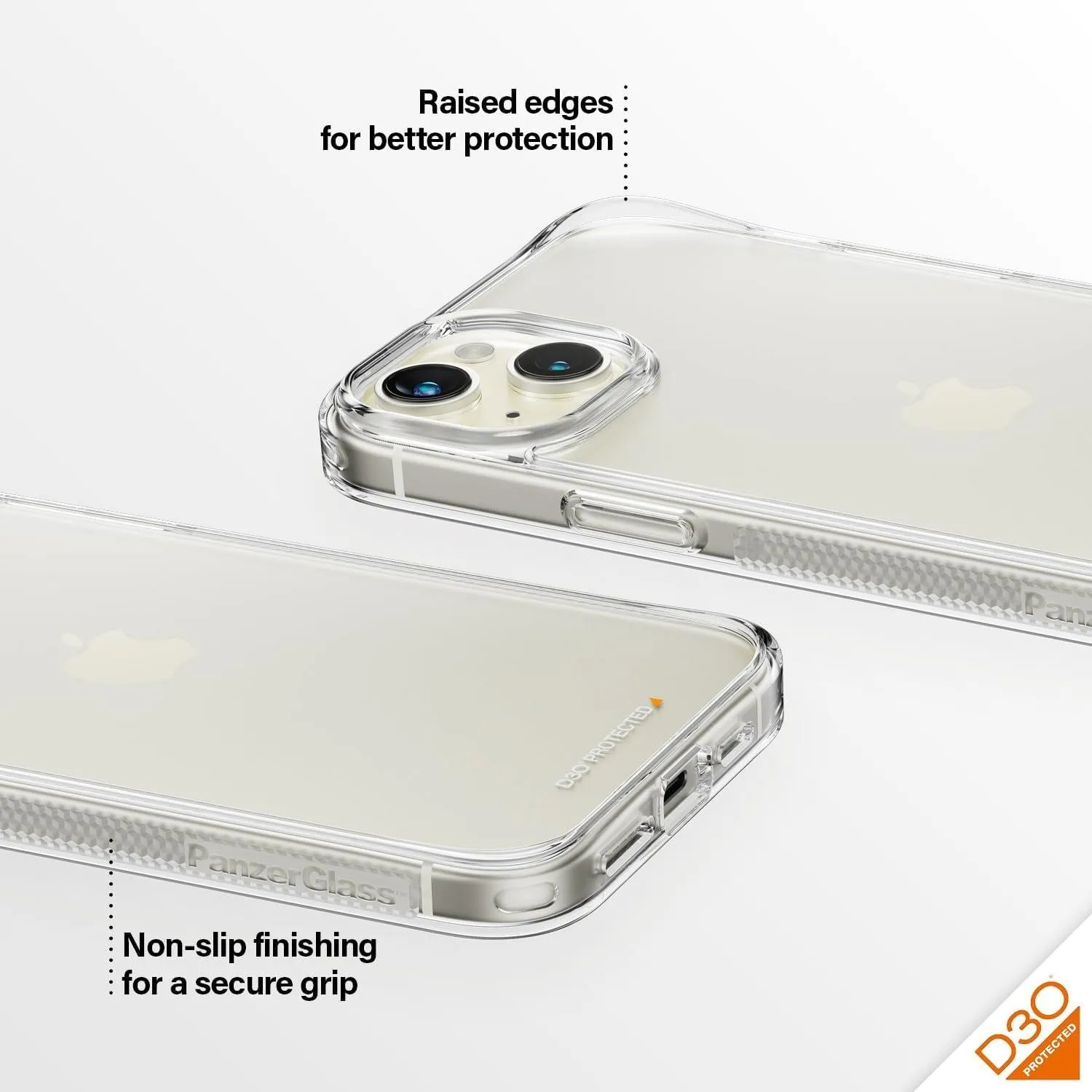 Panzer Glass Military Grade Standard Drop Tested Case for iPhone 15 Plus 6.7" Clear Edition - 1174