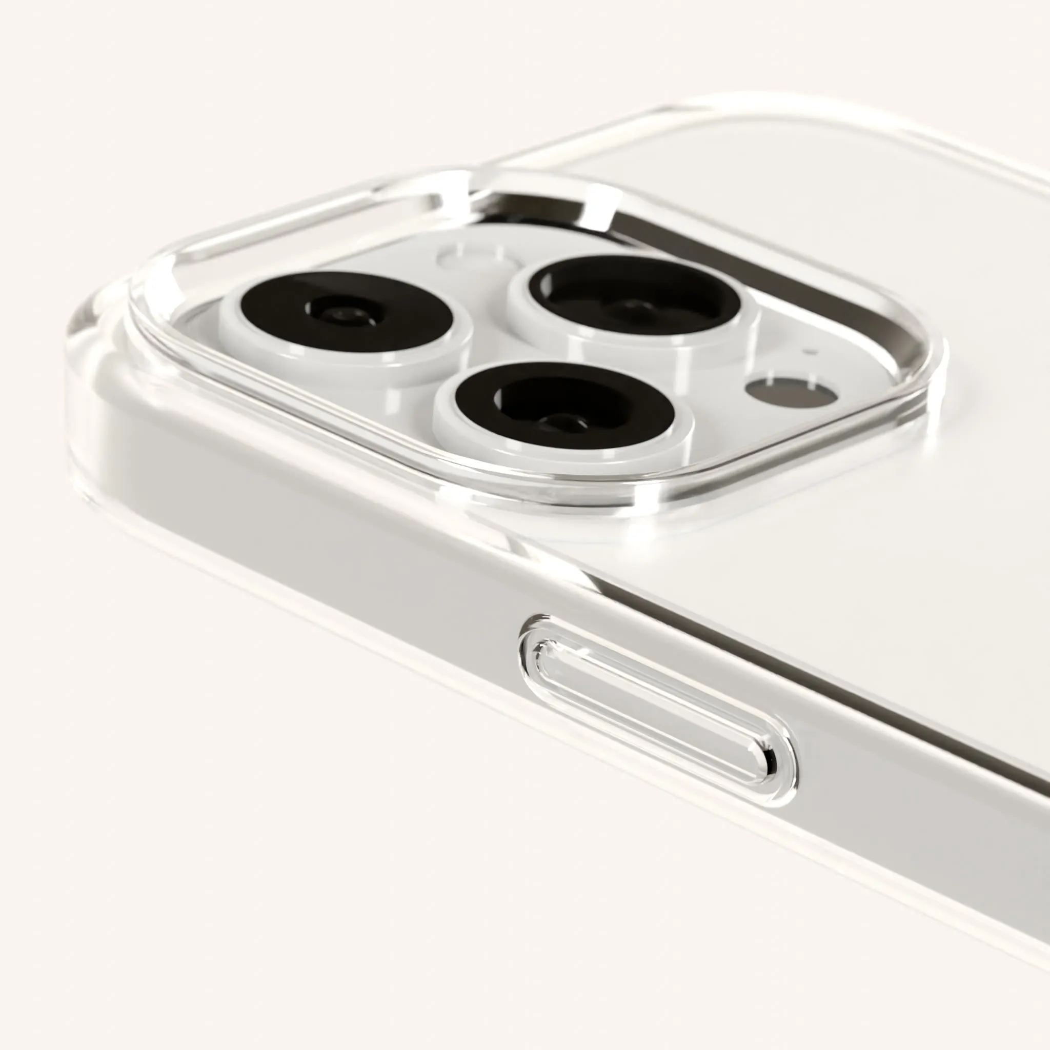 Phone Case with Eyelets in Clear