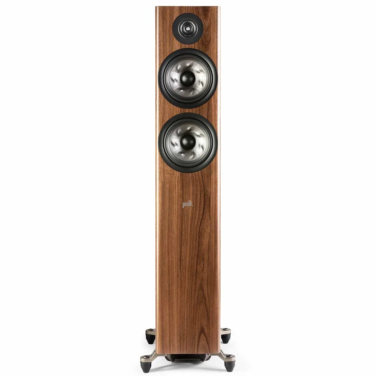 Polk OPEN BOX Audio Reserve R600 Floorstanding Speaker - Each-Walnut-Excellent Condition