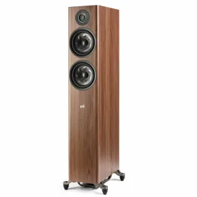 Polk OPEN BOX Audio Reserve R600 Floorstanding Speaker - Each-Walnut-Excellent Condition