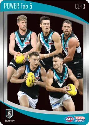 Port Adelaide Power, Fab 5 Checklist, 2020 Teamcoach AFL