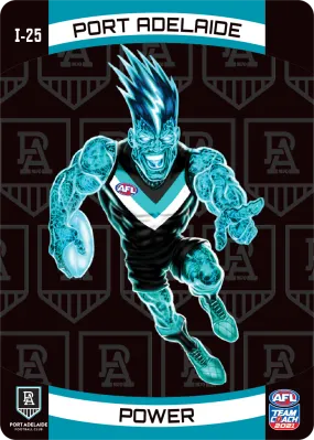 Port Adelaide Power Mascot, 3D Icons, 2021 Teamcoach AFL