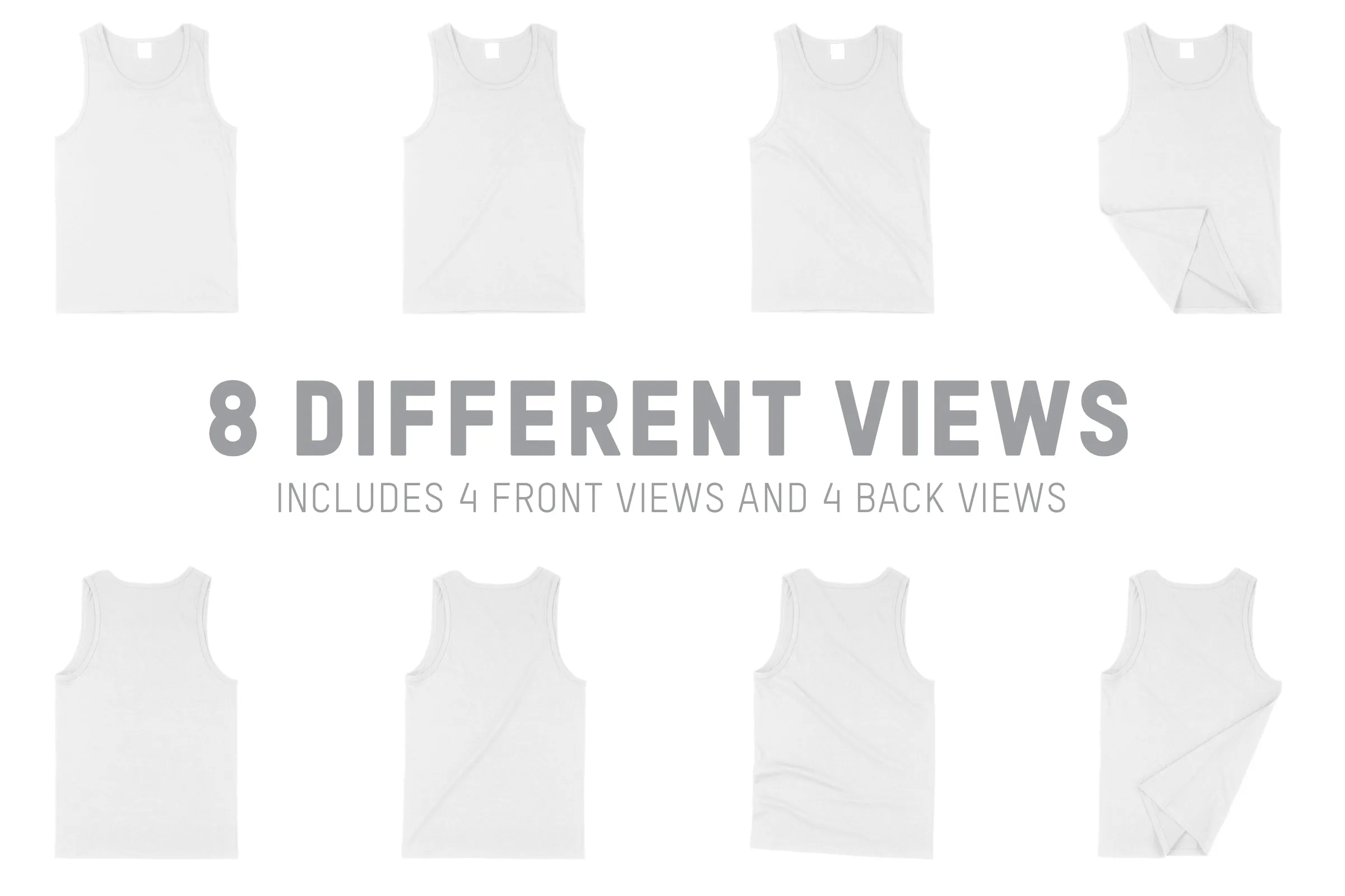 Port & Company PC54TT Core Tank Top Mockups