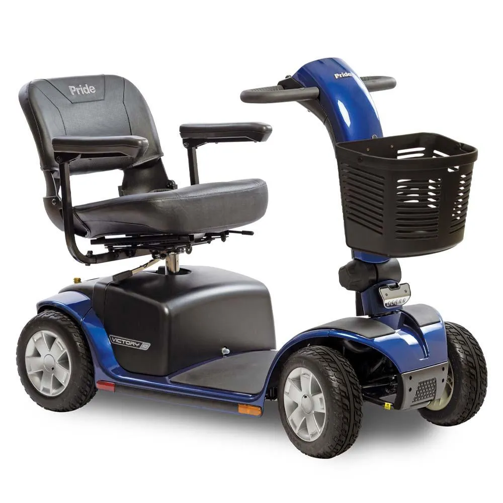 Pride Mobility Victory 10 4 Wheel SC710 w/U-1 Batteries Mobility Scooter