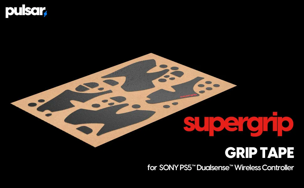 Pulsar Supergrip Grip Tape for PlayStation PS5 DualSense Controller