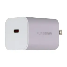 PureGear Light Speed Wall Charger with 24-Watt USB-C Port - White