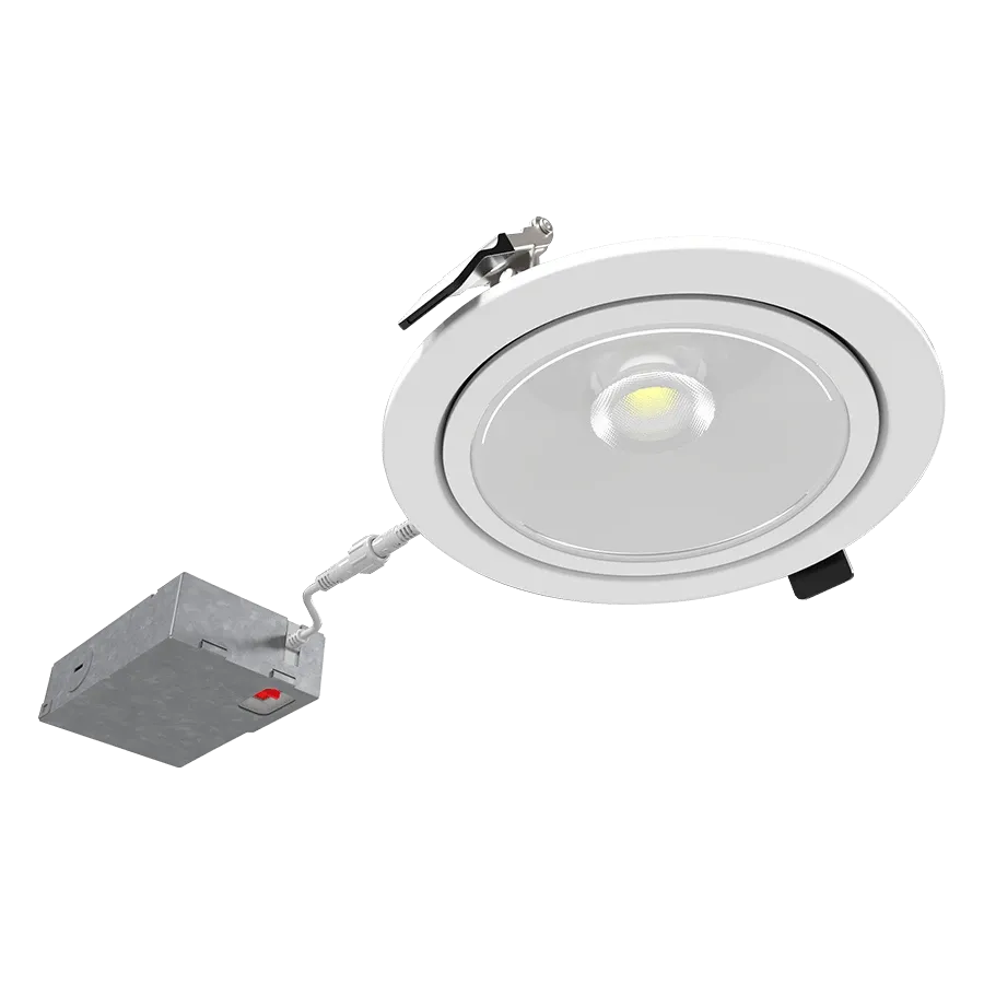 RAB FGIMBAL6 14W LED 6" Downlight Gimbal Selectable CCT Fire Resistant