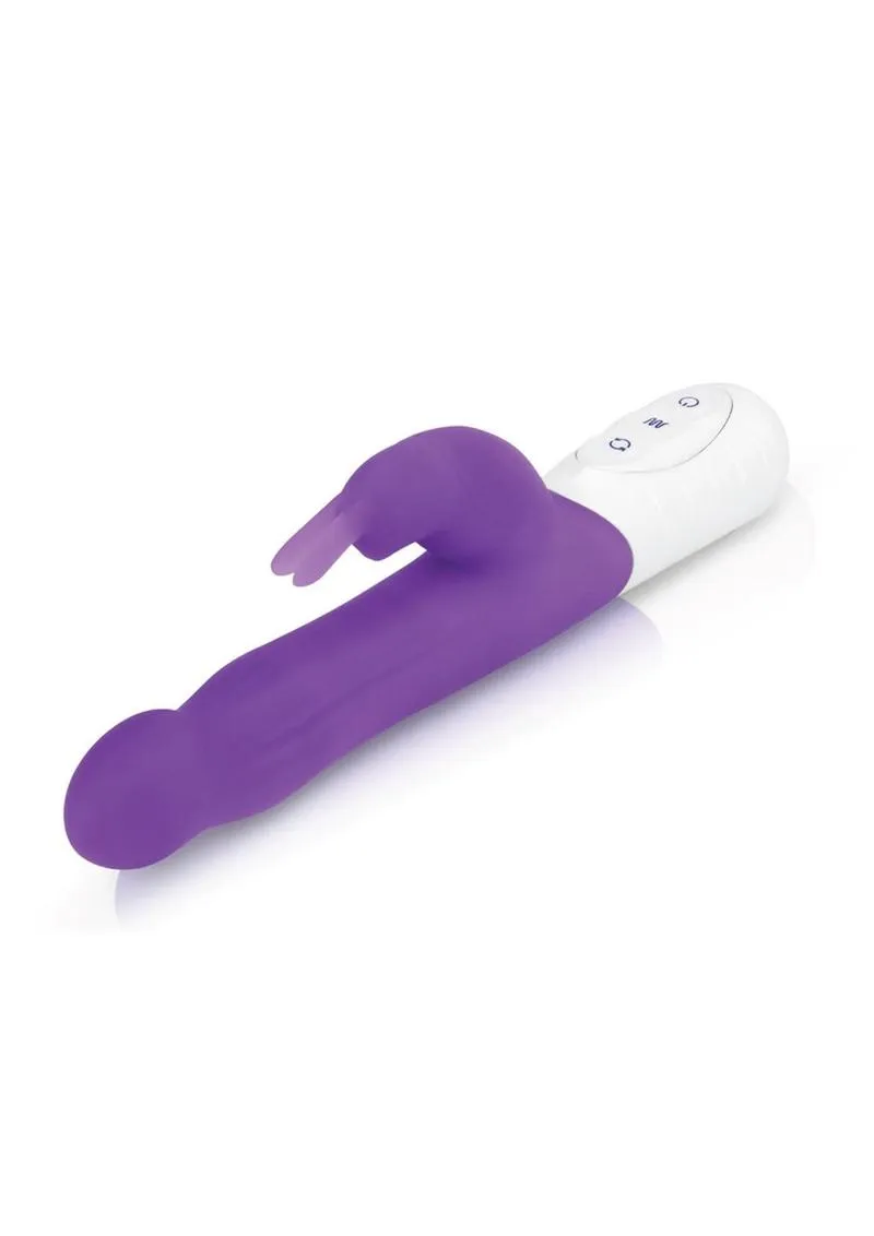 Rabbit Essentials Silicone Rechargeable Slim Shaft Rabbit Vibrator