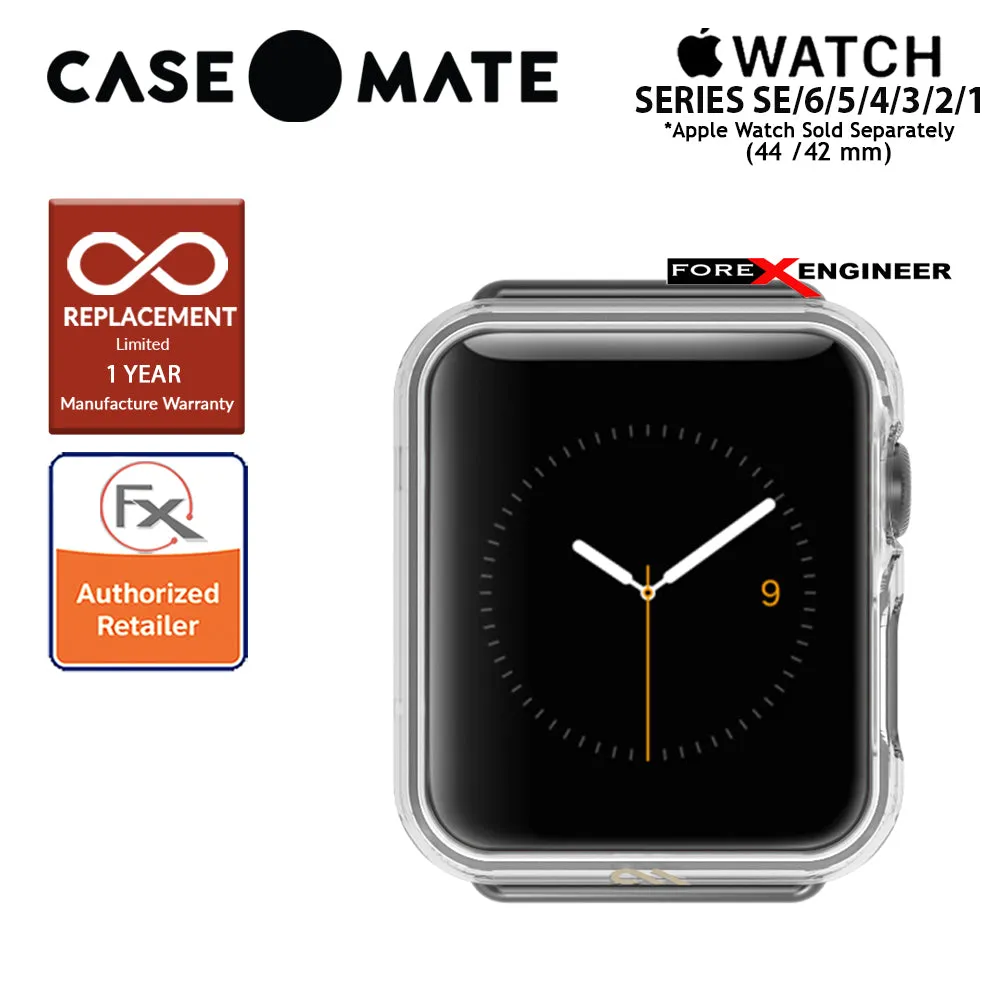 [RACKV2_CLEARANCE] Case Mate Tough Clear Bumper Case for Apple Watch Series 7 - SE - 6 - 5 - 4 - 3 - 2 - 1 ( 45mm - 42mm - 44mm ) - Clear (Barcode : 846127182591)