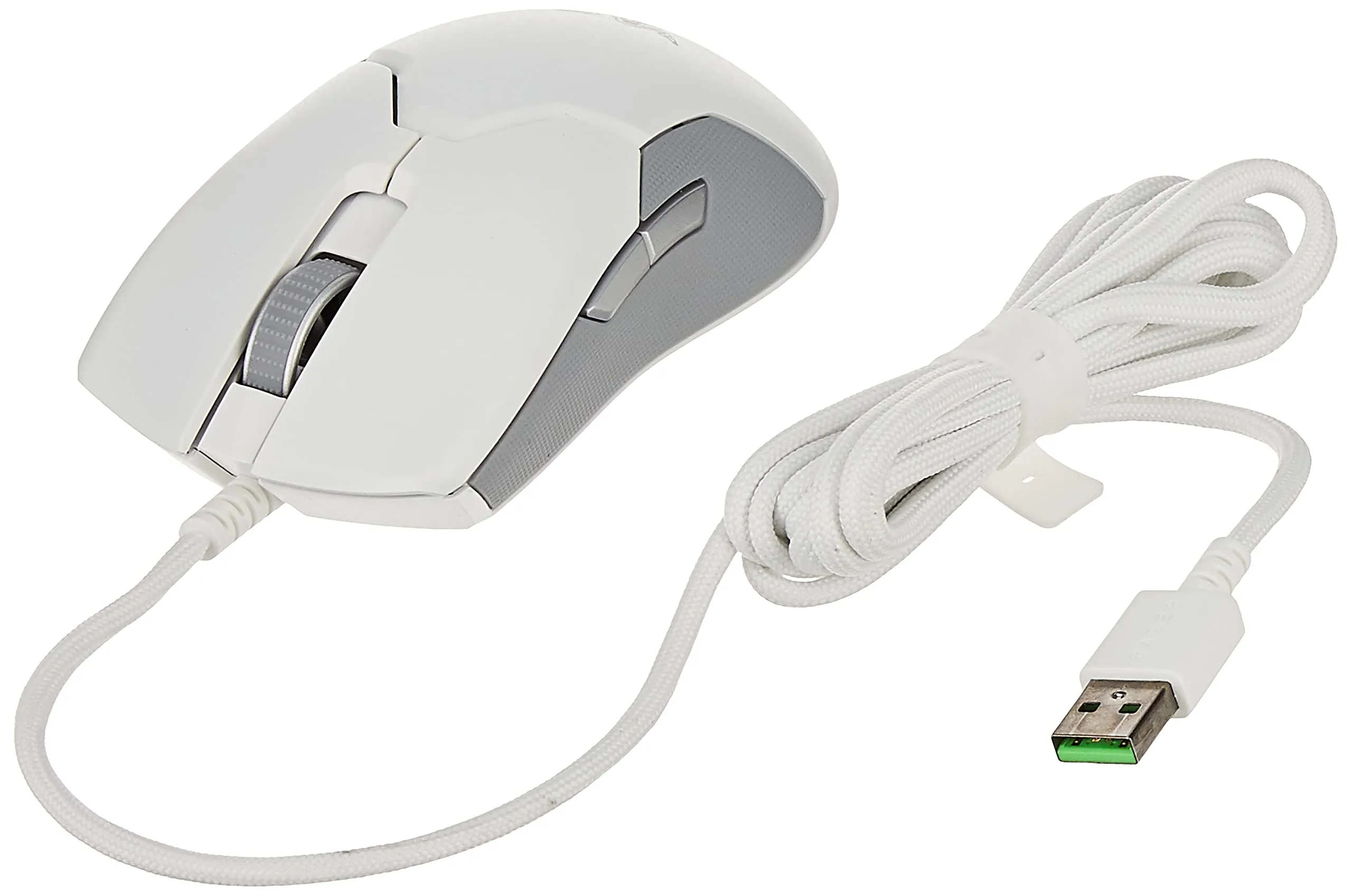 Razer Viper Ultralight Ambidextrous Wired Gaming Mouse: 2nd Generation Optical Mouse Switches 5G Optical Sensor - 71g Lightweight Design - Speedflex Cable - Mercury White