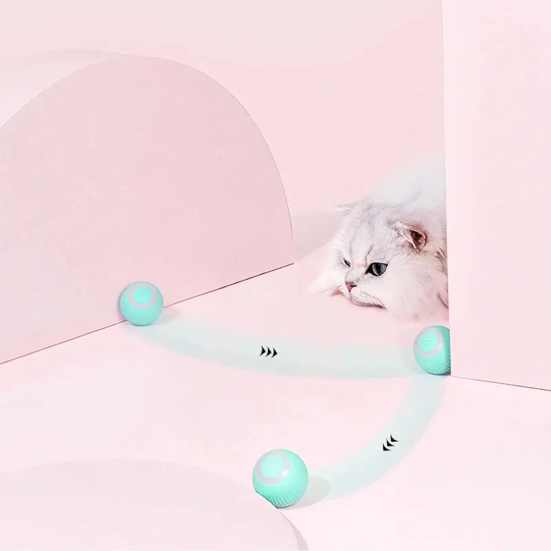 Remote Control Interactive Cat Car Toy USB Charging Chasing Automatic Self-moving Remote Smart Control Car Interactive Cat Toy Pet Products