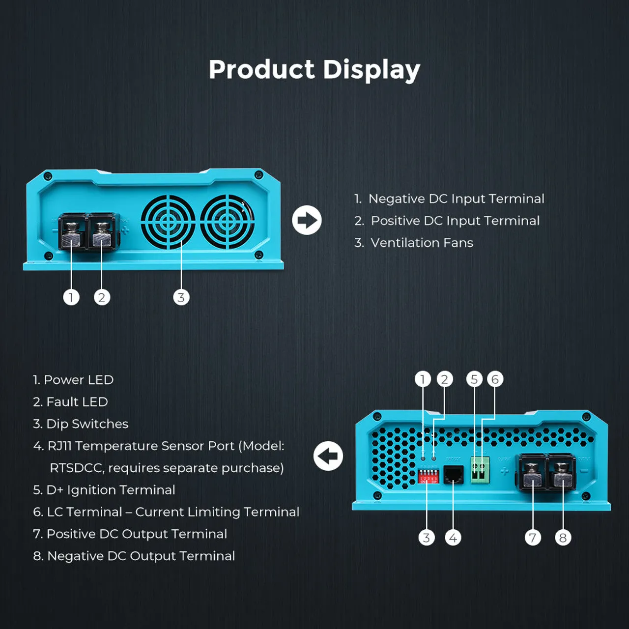 Renogy 20A DC to DC Battery Charger