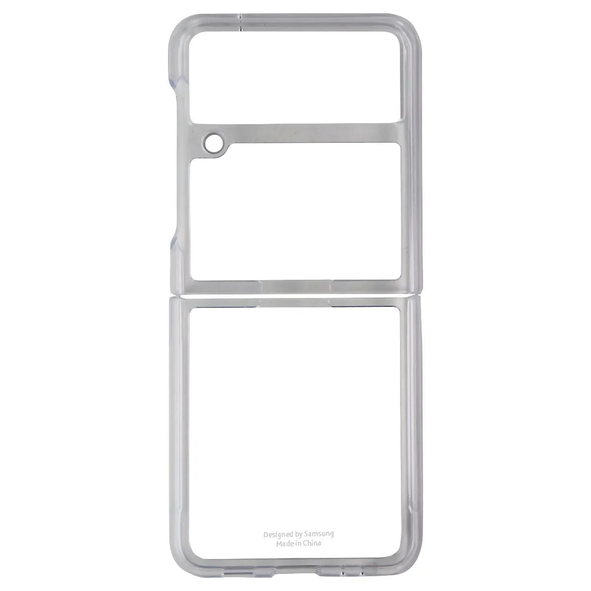 Samsung Clear Cover with Ring for Galaxy Z Flip3 5G - Clear/White/Silver