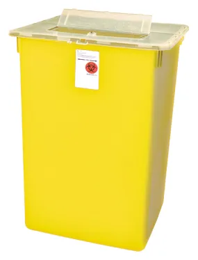 SHARPS/BIOHAZARD COLLECTOR LARGE VOLUME - 37.8 L