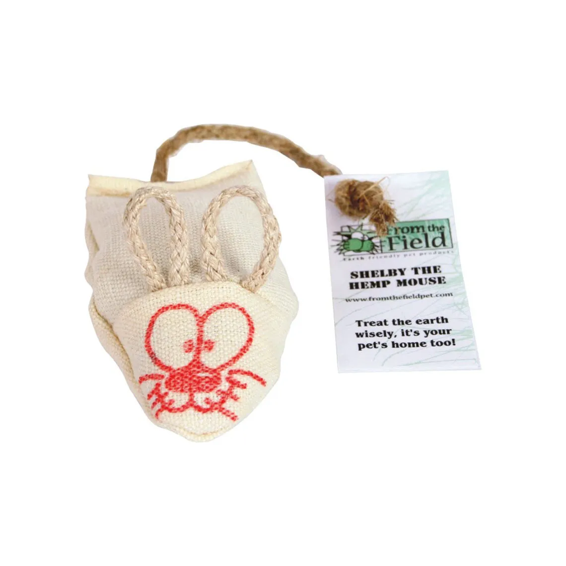 Shelby the Hemp Mouse Cat Toy