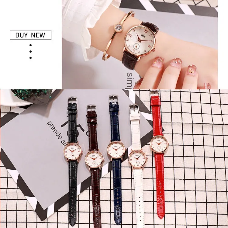 Simple Diamond Inlaid Women's Watch