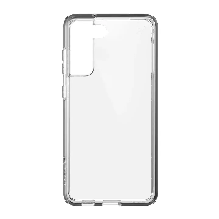 Speck Presidio Exotech Clear Samsung Galaxy S21 FE 5G Transparent Case with Military Drop Standard and Microban Anti-Microbial Protection